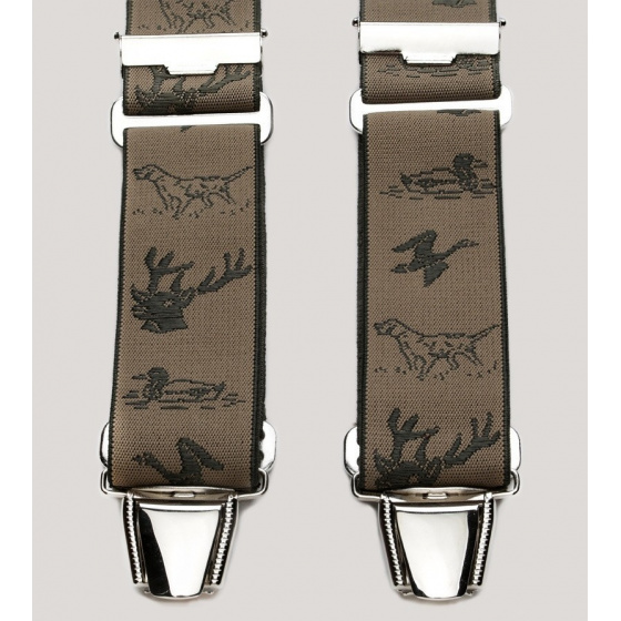 Beige Hunting Suspenders