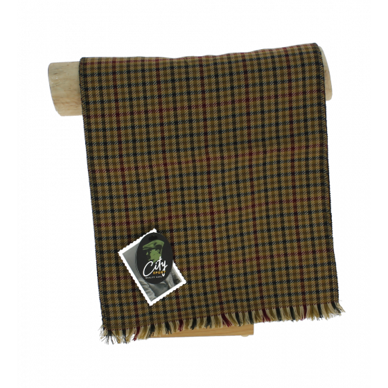 Checkered Wool Scarf - City Sport