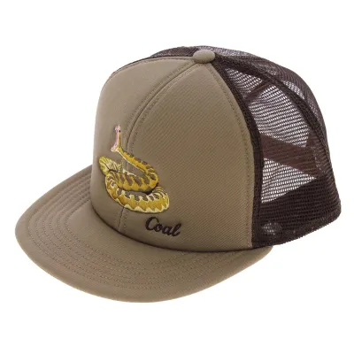 Casquette Trucker The Wilds Coton Beige & Maron - Coal Reference : 5172 | Chapellerie Traclet