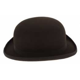 NewPort Melon Hat Felt Brown - Wegener