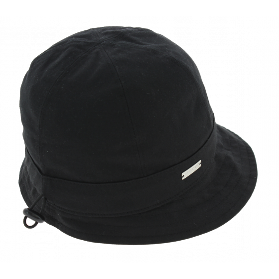 Casquette Visière Serena Coton Noir - Seeberger