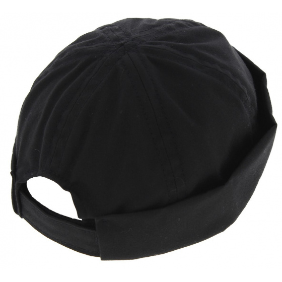 Waterproof Cotton Docker Beanie Rotterdam Black - Traclet Waterproof Cotton Docker Beanie Rotterdam Black - Traclet