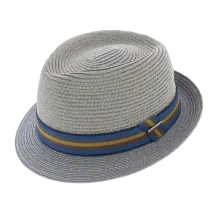 Stetson - Grey Munster Toyo Trilby Hat Reference: 6417 | Traclet Hatters