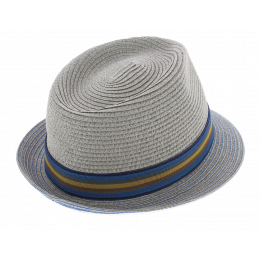 Stetson - Grey Munster Toyo Trilby Hat