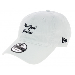 SunBleach Cotton White Strapback Cap - New Era