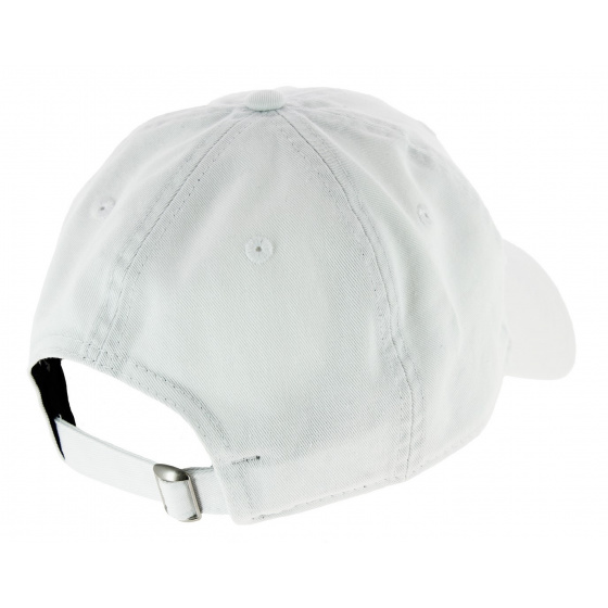 SunBleach Cotton White Strapback Cap - New Era