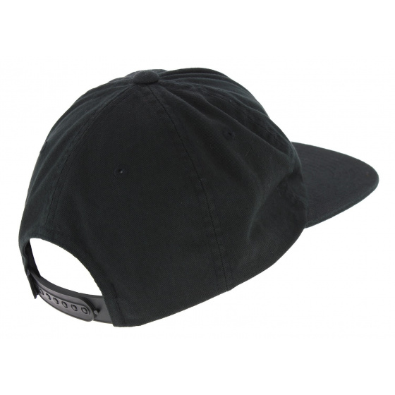 Triple Triangle Cotton Snapback Cap Black - Huf Triple Triangle Cotton Snapback Cap Black - Huf