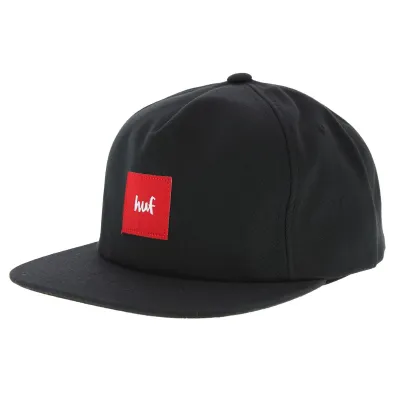 Huf Choc Box Cotton Black Snapback Cap - Huf Reference: 6486 | Traclet Hat Shop