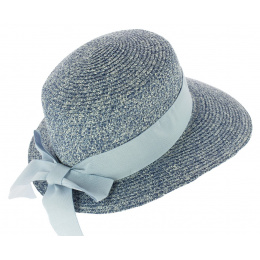 Tripoli Blue Paper Straw Cap - Marone