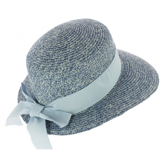 Casquette Tripoli Paille Papier Bleu - Marone