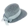 Tripoli Blue Paper Straw Cap - Marone Reference: 1398 | Chapellerie Traclet