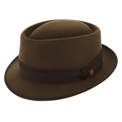 Rostock Brown Wool Felt Trilby Hat - Mayser Reference: 635 | Traclet Hat Shop