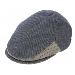 Casquette Plate Unchain Coton Bleu & Gris - Marone