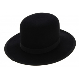 MiddleWest Wool Felt Hat Black - Traclet