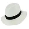 Chapeau Traveller Acapulco Paille Papier Blanc - Traclet Reference : 702 | Chapellerie Traclet