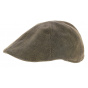 Invecchiata Aged Leather Flat Cap - Traclet