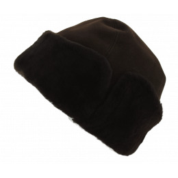 Brown Sheepskin Cossack Hat / Ushanka - Traclet