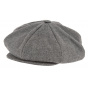 Irish Cap Kilkenny Virgin Wool Grey - Hanna Hats