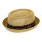 PorkPie Hat Don Gringo Natural Paper Straw - Herman Headwear