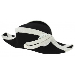 Second Empire Prefect Style Bicorne Hat Wool Felt