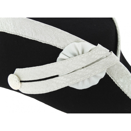 Chapeau Bicorne Style Préfet du Second Empire Feutre Laine Chapeau Bicorne Style Préfet du Second Empire Feutre Laine