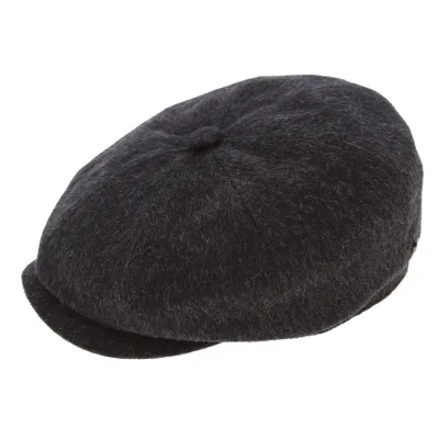 Hatteras Tyrol Loden Ear Flap Cap Anthracite - Stetson Reference: 7166 | Traclet Hat Shop