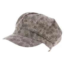 Casquette Gavroche Rétro Été Edelweiss Coton Marron - Traclet Reference : 5945 | Chapellerie Traclet