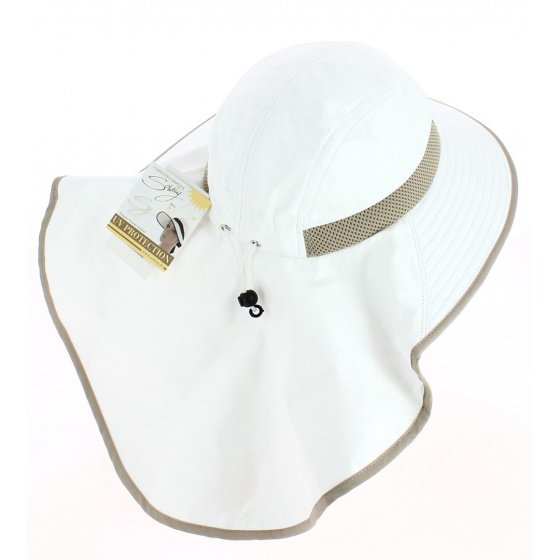 Chapeau Cache-Nuque Haute Protection Beige - Soway