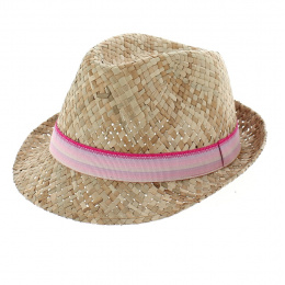 Cliff Pain Fuchsia Trilby Hat