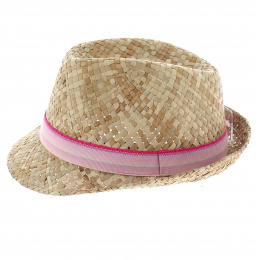 Cliff Pain Fuchsia Trilby Hat