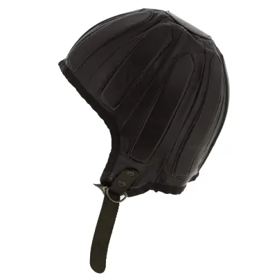 Casque Automobile Helmet Cuir Marron - Aussie Apparel Reference : 3072 | Chapellerie Traclet