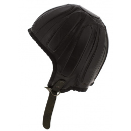 Casque Automobile Helmet Cuir Marron - Aussie Apparel