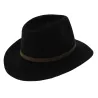 Chapeau Traveller Riverhat Feutre Laine Noir - Hatland Reference : 2997 | Chapellerie Traclet