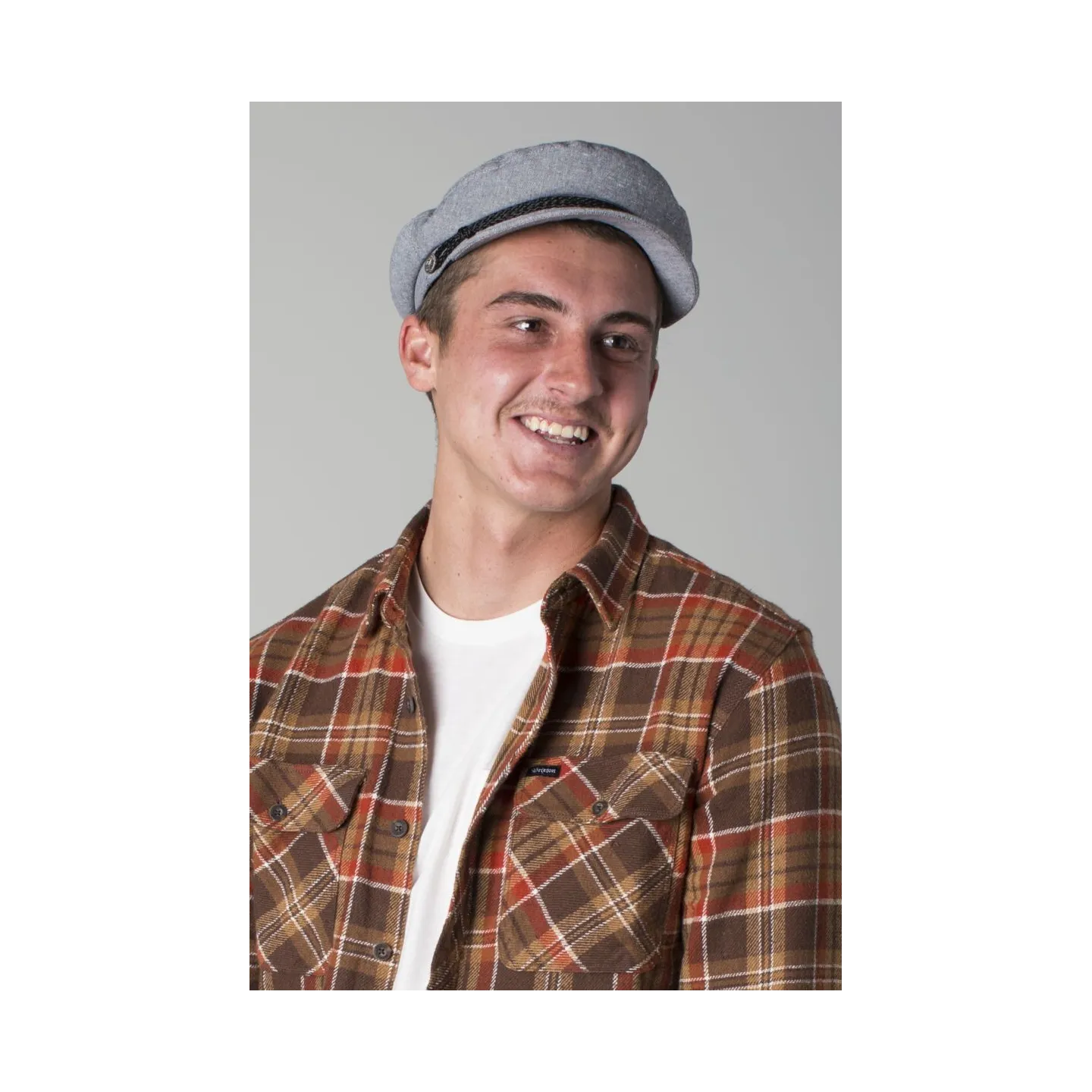 Casquette Marin Fiddler Grise - Brixton - Brixton Reference : 3926 | Chapellerie Traclet