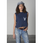 Grey Fiddler Sailor Cap - Brixton