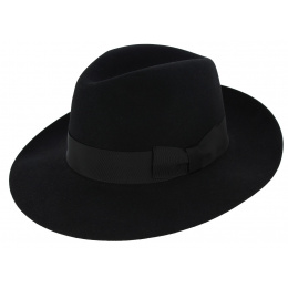 Felt borsalino hat Vanzina Black