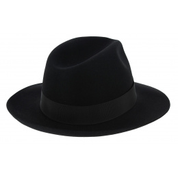 Borsalino Vanzina Black felt hat
