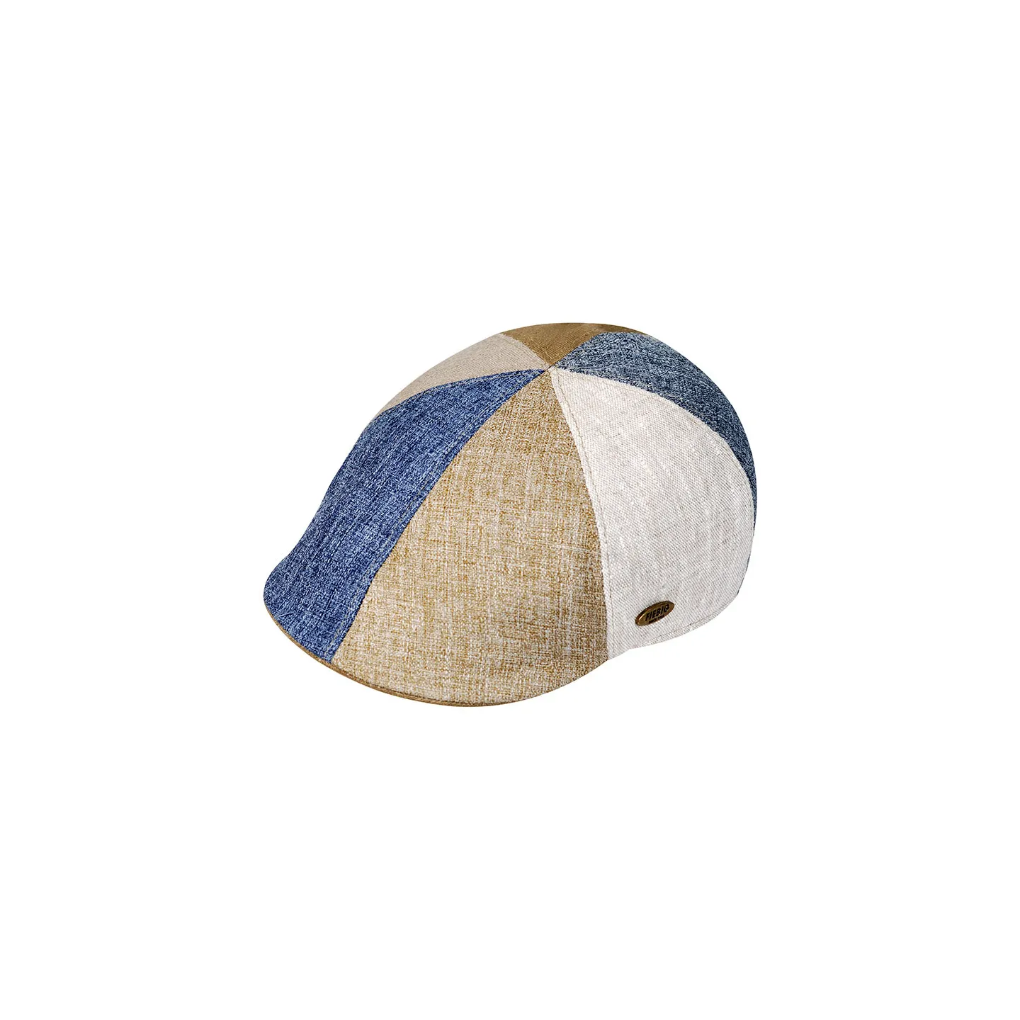 Beige patchwork domed cap Reference: 7031 | Traclet Hat Shop