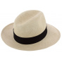 Borsalino NewMan Panama Natural Fedora Hat