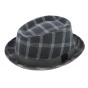 Checked Trilby / Pork Pie hat - Traclet