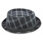 Trilby / PorkPie plaid hat - Traclet