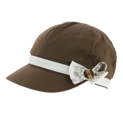 Bohemia Retro Cotton Newsboy Cap Brown - Traclet Reference: 1882 | Traclet Hatters