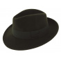 Fédora Raincoat Wool Felt Hat Vanador Olive - Traclet