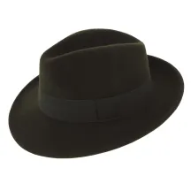Vanador Waterproof Wool Felt Fedora Hat Olive - Traclet Reference: 724 | Traclet Hat Shop