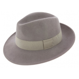 Fedora Hat Felt Felt Wool Vanador Grey - Traclet