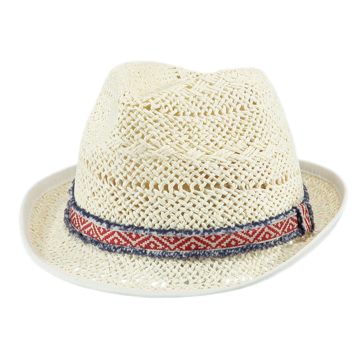 Trilby Baboon Straw Hat White - Barts Reference : 1002 | Chapellerie