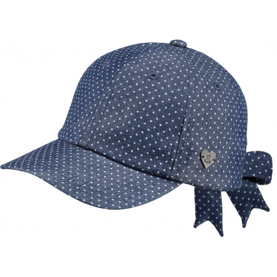 Kids' navy flamingo cap