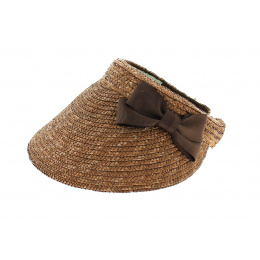 Flechet burnt bread straw visor