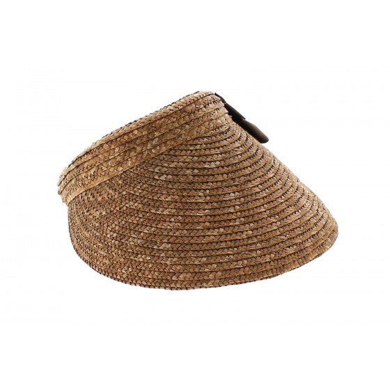 Flechet burnt bread straw visor