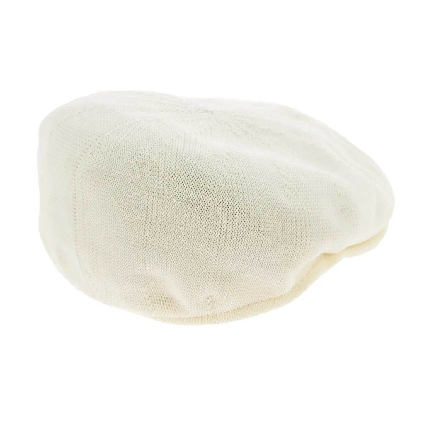 White Off-White Flat Golfer Cap - Broner Reference: 2052 | Traclet Hat Shop